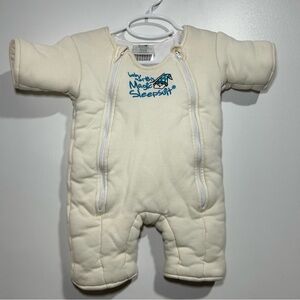Baby Merlin's Magic Sleepsuit Cream Pajamas Sleep Sack